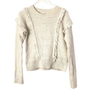 Gap Ivory Boho Sweater Sz M
